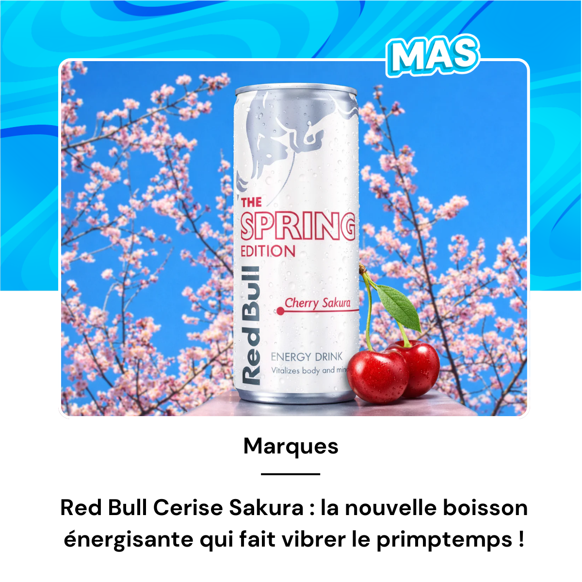 🌸🍒 Red Bull Cerise Sakura : la nouvelle boisson énergisante qui fait vibrer le printemps