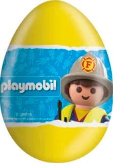 Zaini Playmobil Egg Chocolate - My American Shop