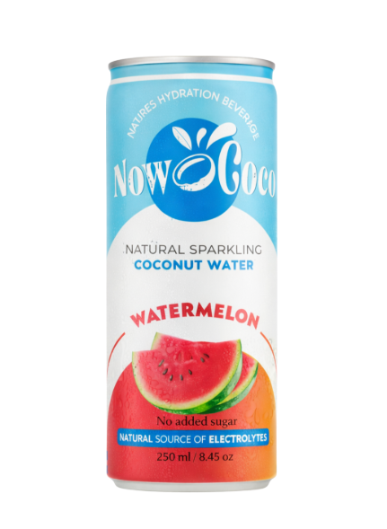 Now Coco Sparkling Coconut Water Watermelon - My American Shop