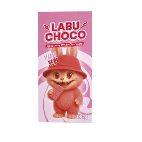 Labu Choco White Chocolate Raspberry Turkish Cotton Candy