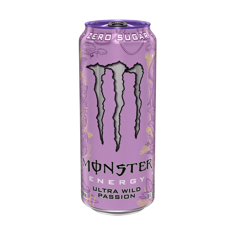 Monster Energy Ultra Wild Passion Zero Sugar 473ml : boisson énergisante fruit de la passion zéro sucre