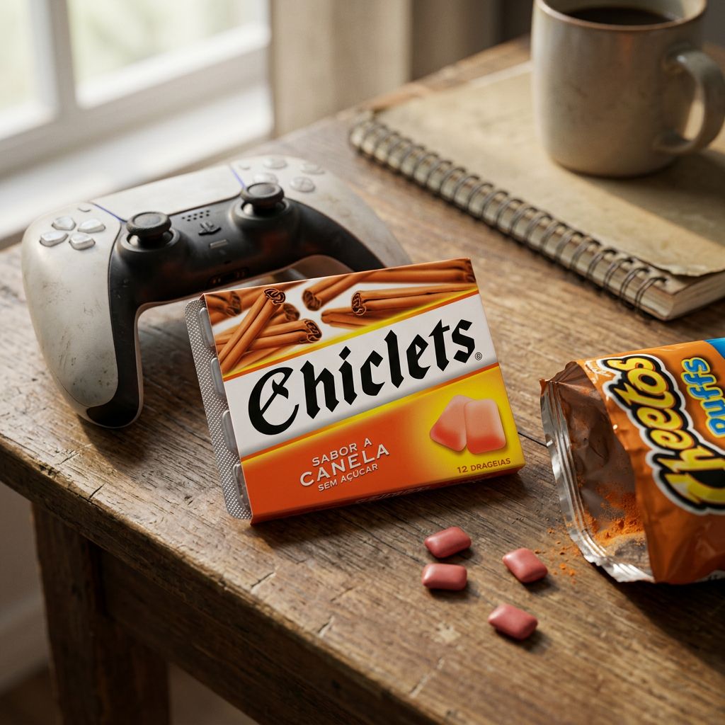 Chiclets Cinnamon, chewing-gum américain mini-dragées saveur cannelle, disponible sur My American Shop