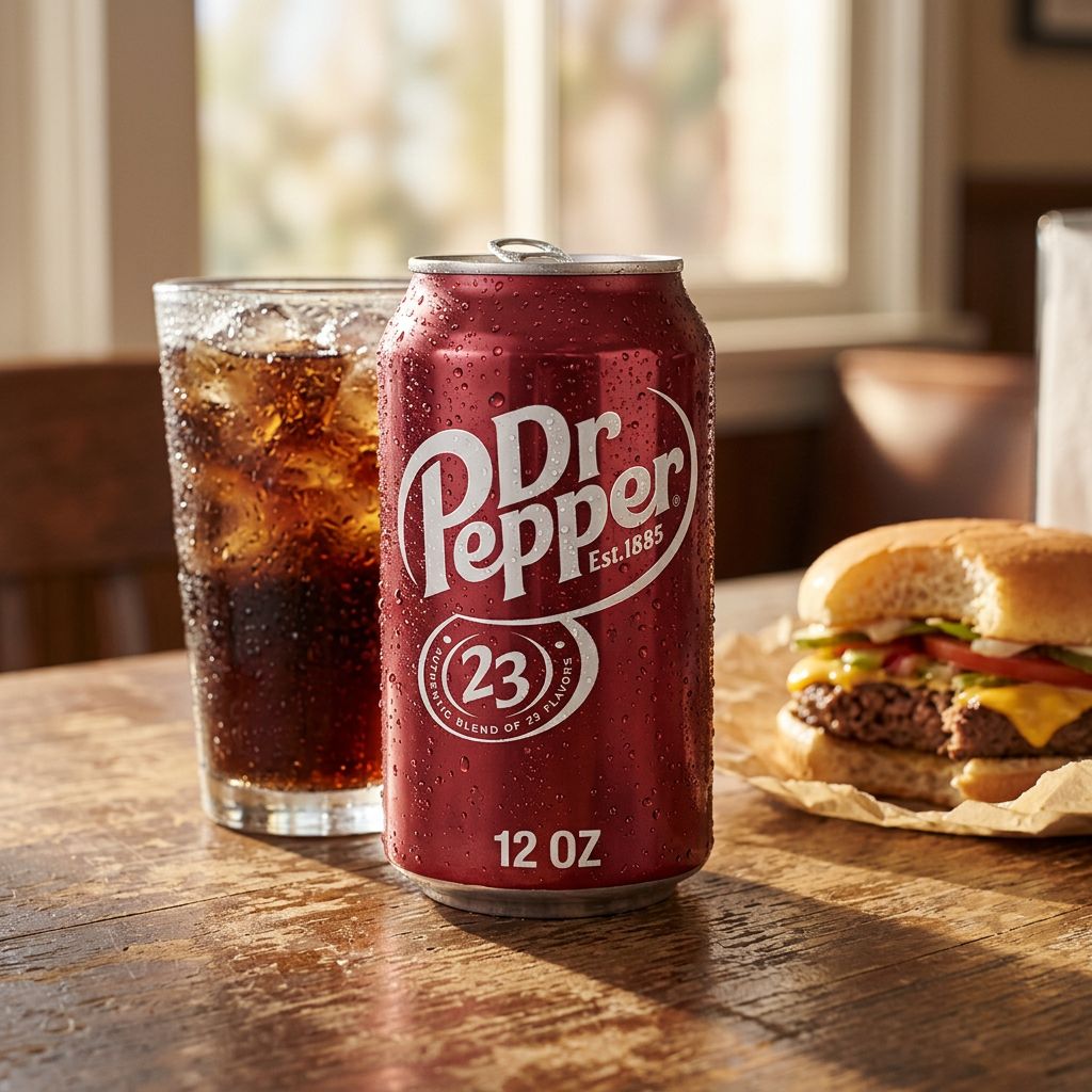 Dr Pepper Original, soda américain aux 23 arômes en canette, importé des USA, disponible sur My American Shop