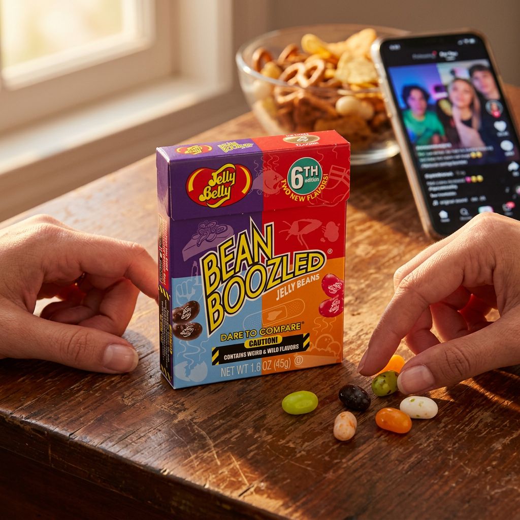 Jelly Belly Bean Boozled Small Box, bonbons défi saveurs douteuses, importé des USA, disponible sur My American Shop