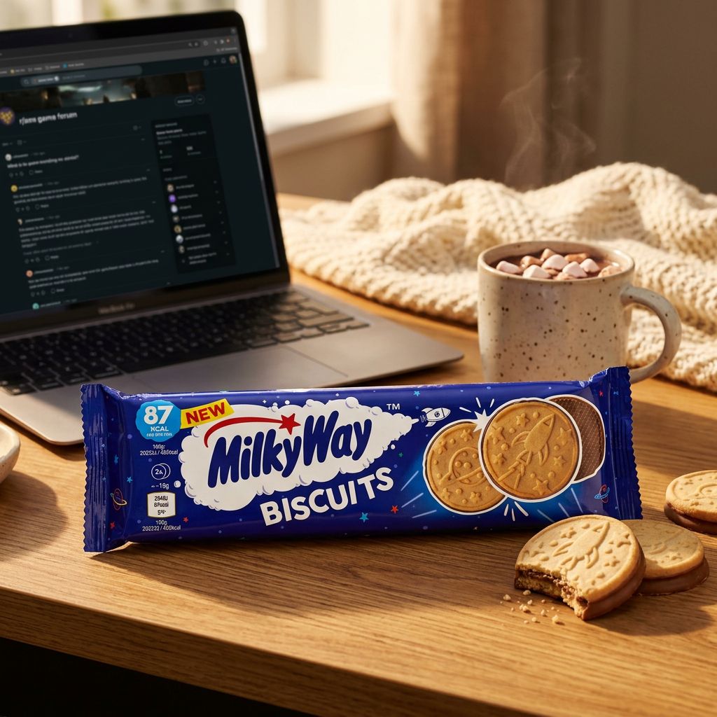 Milky Way Biscuits chocolat au lait caramel format snack importé, disponible sur My American Shop