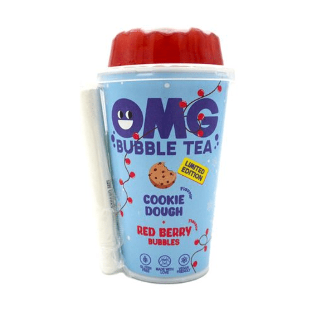 OMG Bubble Tea Cookie Dough & Red Berry - My American Shop