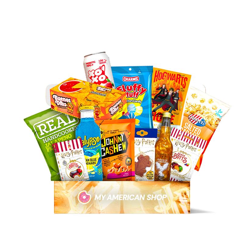 Pack Snacks Harry Potter - Édition Ticket d'Or - My American Shop