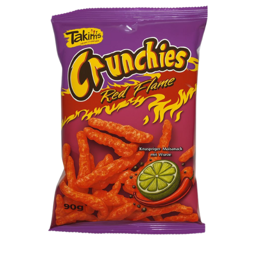 Takim's chunchies Red Flame Chili & Lime - My American Shop