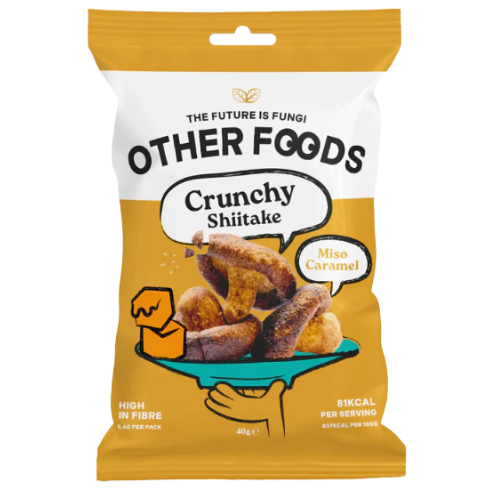 Other Foods Crunchy Shiitake Mushroom Crisps Miso Caramel