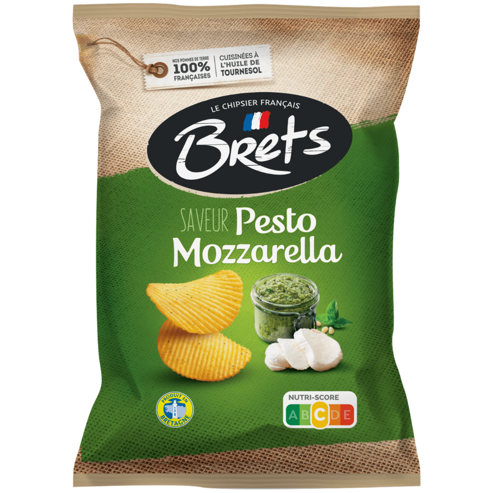 Brets Flavour Pesto Mozzarella - My American Shop