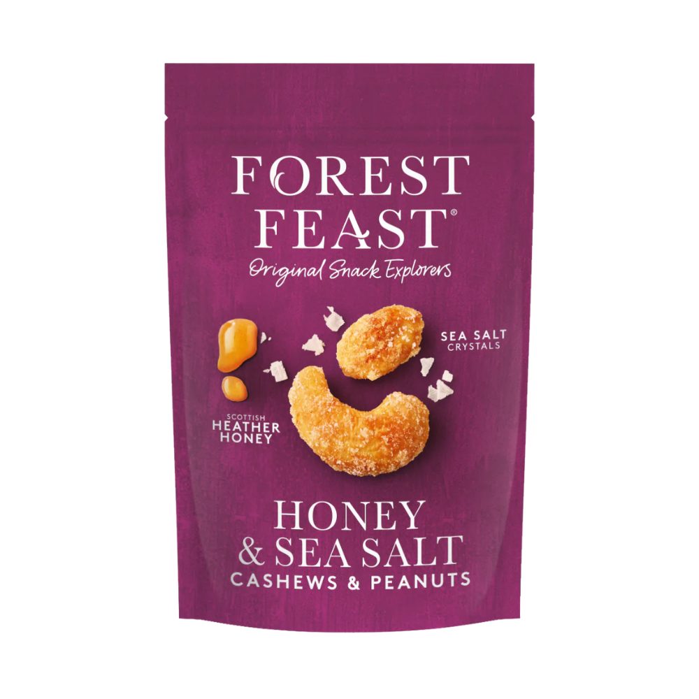 Forest Feast Honey & Sea Salt Roasted Cashews & Peanuts - My American Shop