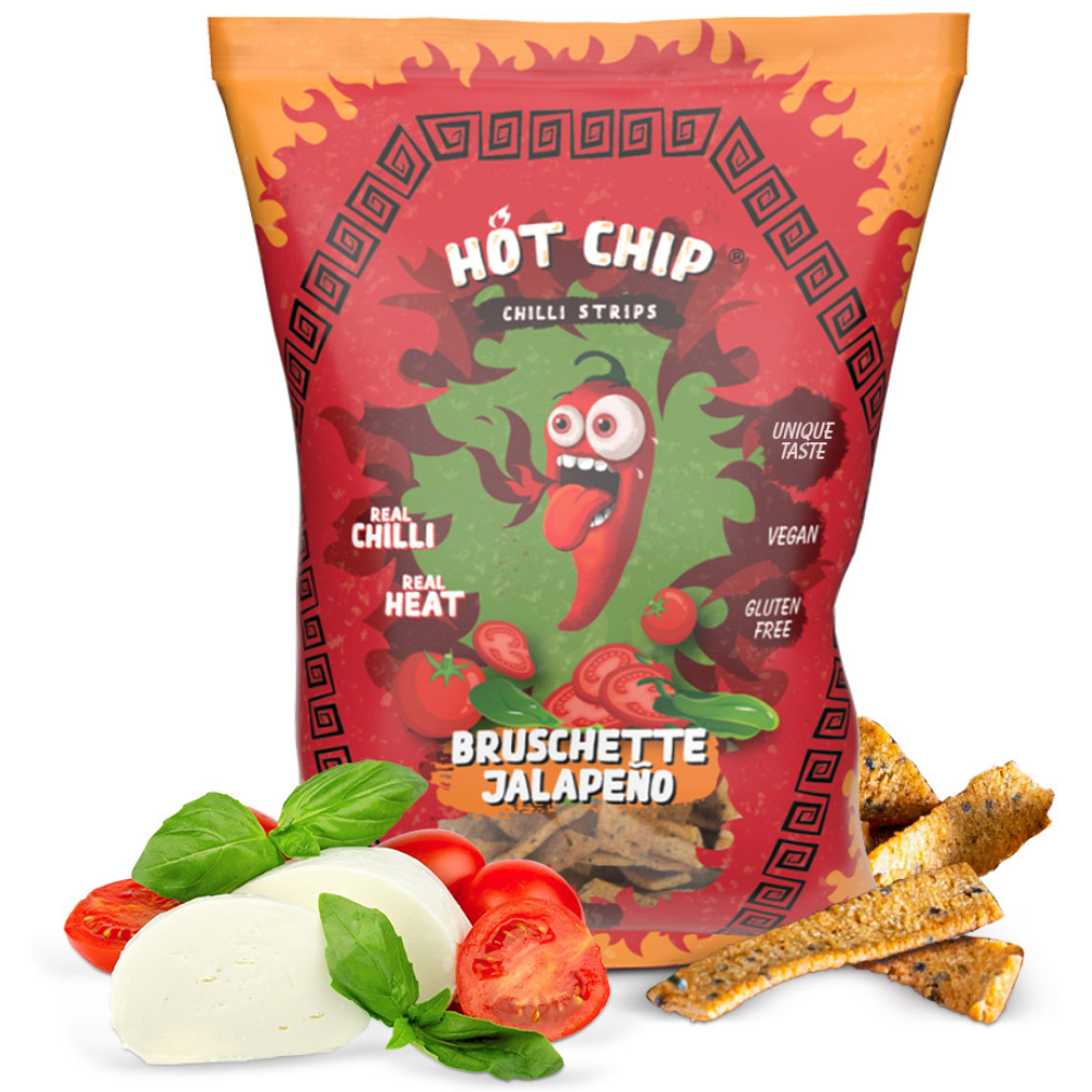 Hot Chip Strips Bruschette Jalapeno - My American Shop