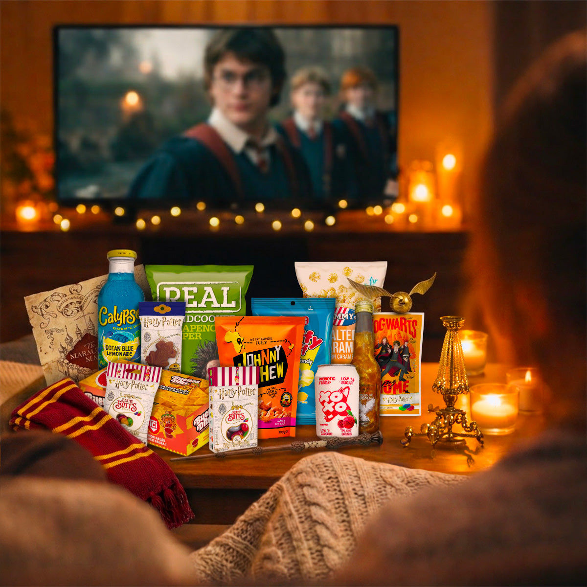 Pack Snacks Harry Potter - Édition Ticket d'Or - My American Shop