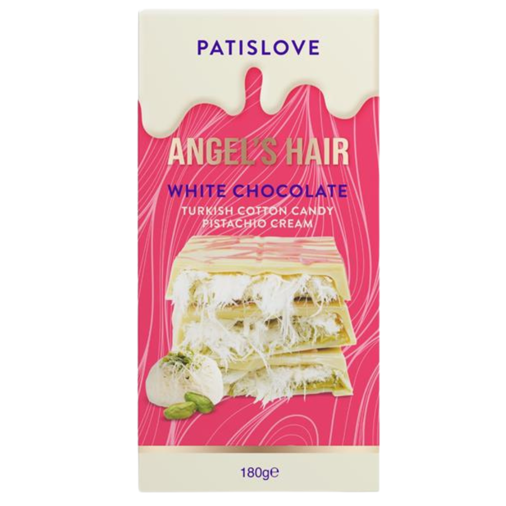Patislove White Chocolate Dubai Chocolate Angel's Hair Big - My American Shop
