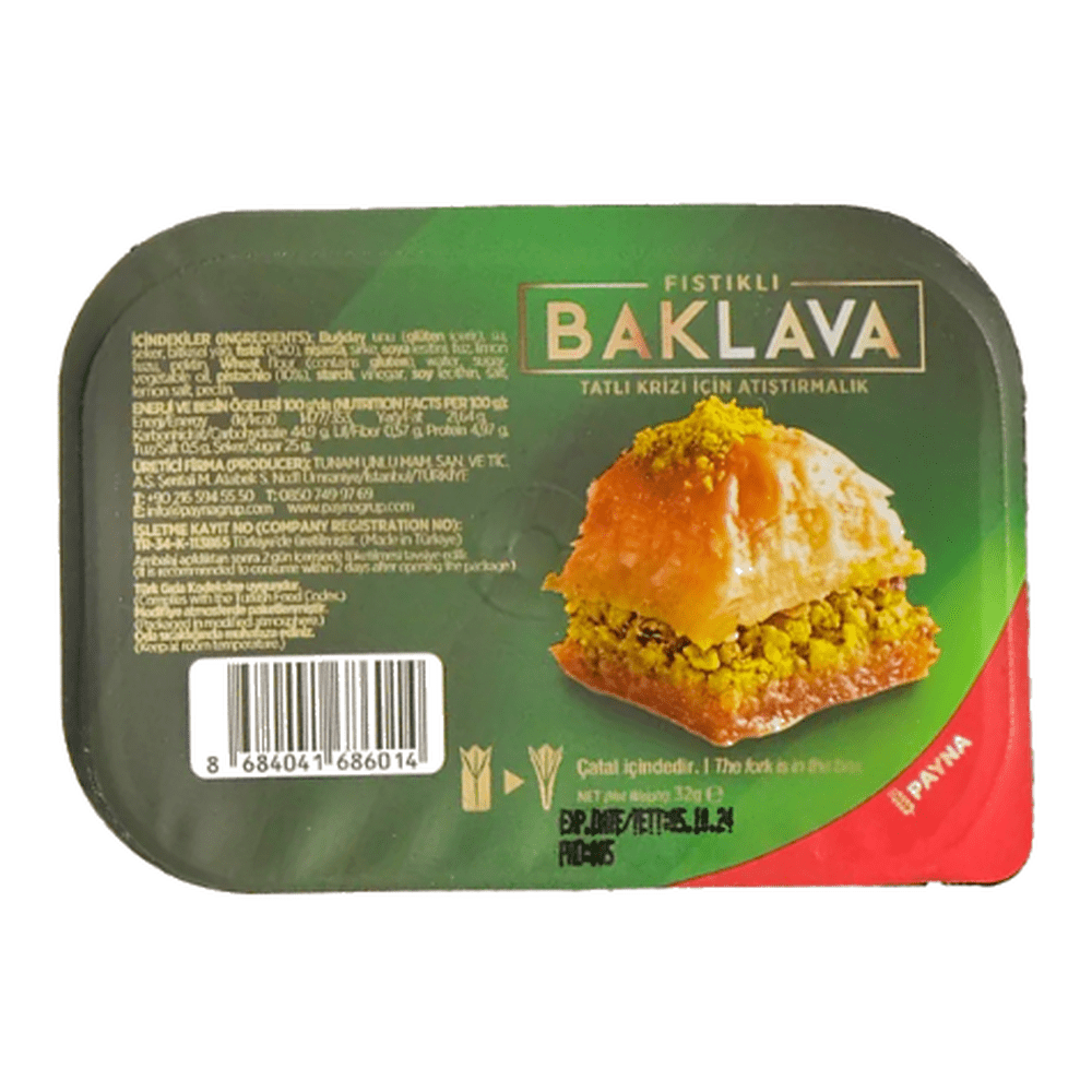 Payna Baklava Pistachio