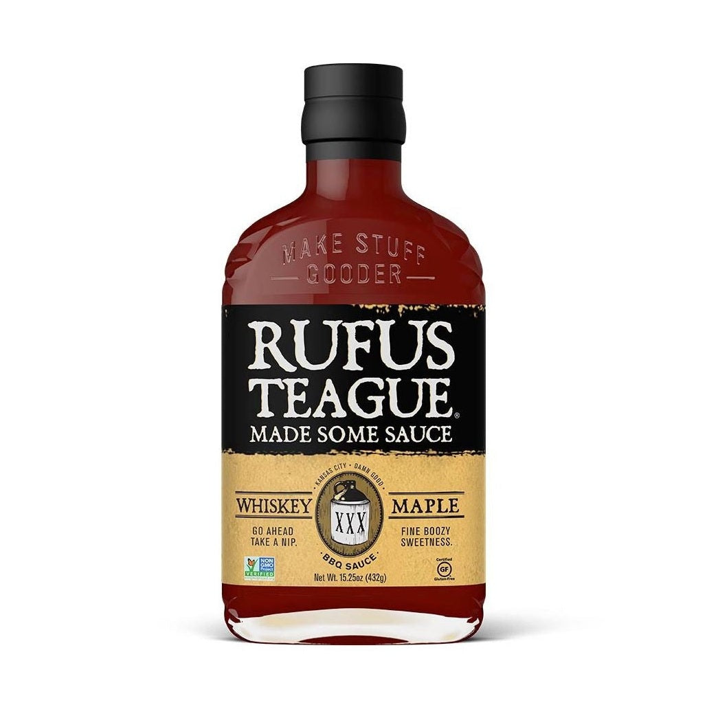 Rufus Teague BBQ Sauce Whiskey Maple - My American Shop