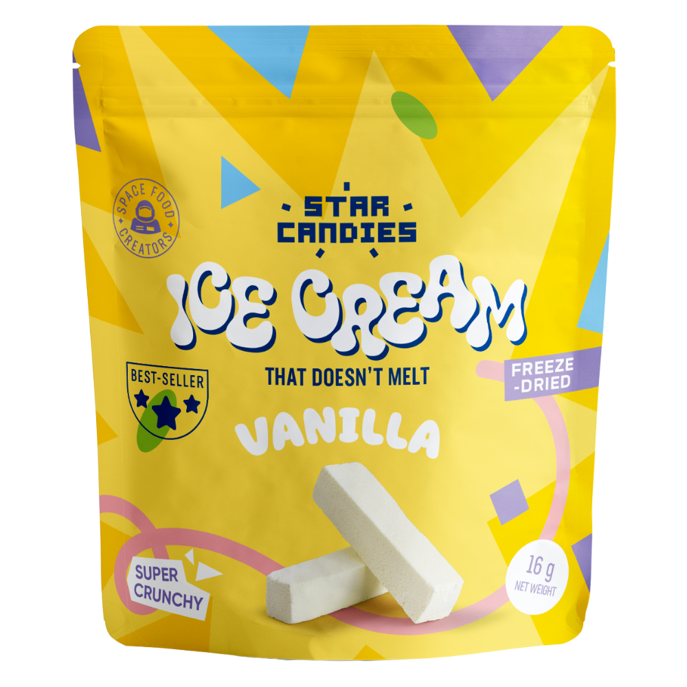 Star Candies Freeze-Dried Ice Cream Vanilla Small