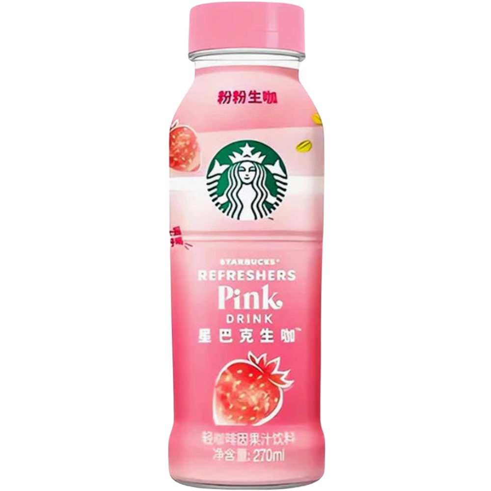 Starbucks Refresher Pink Drink Strawberry - My American Shop