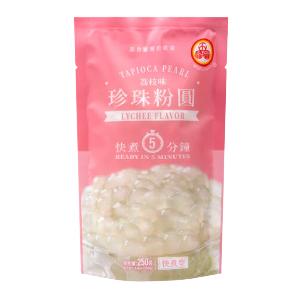 Tapioca Pearl Bubble Tea Lychee - My American Shop