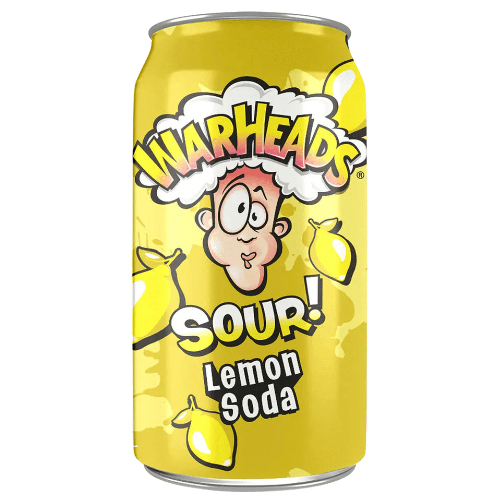 Warheads Sour Lemon Soda - My American Shop
