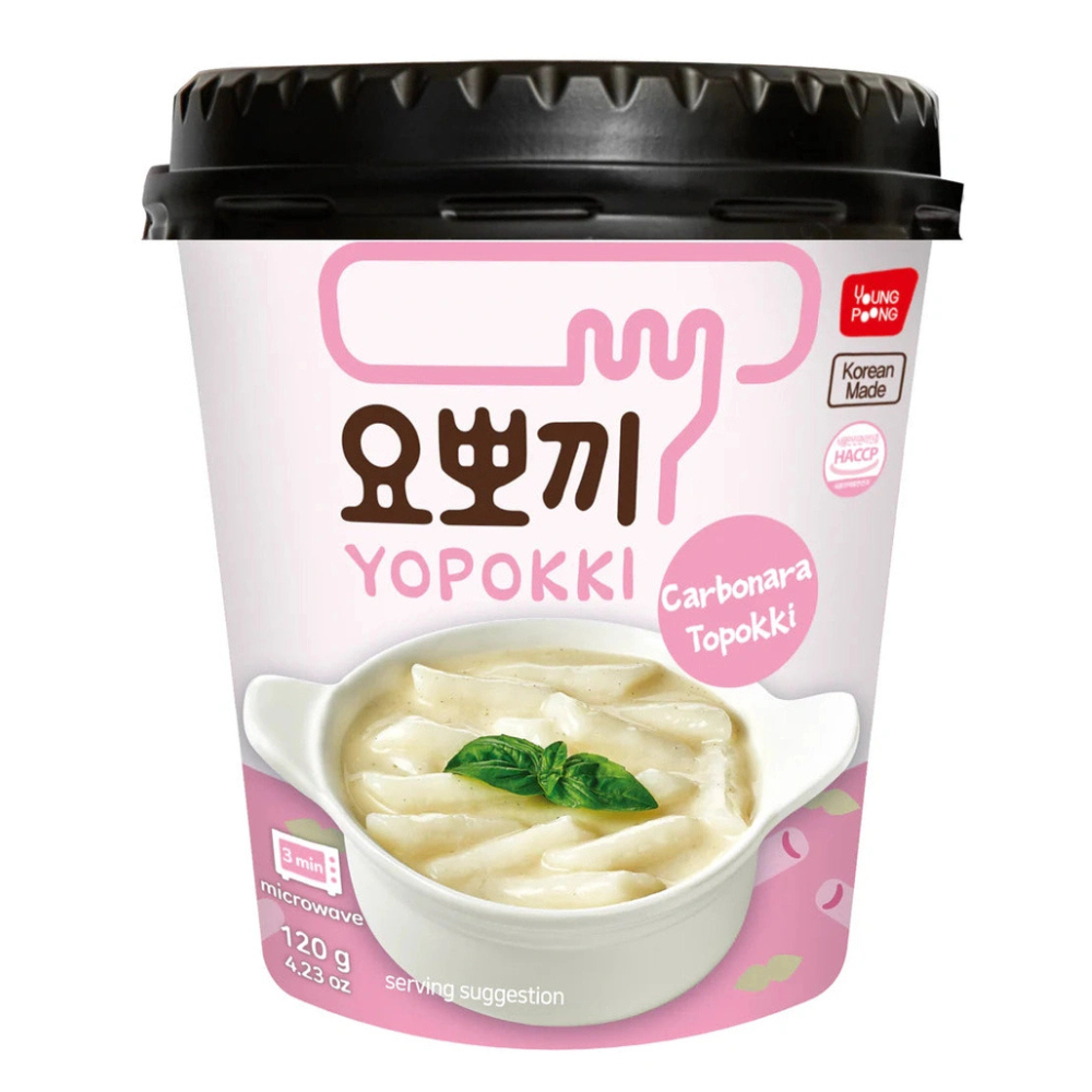 Youngpoong Yopokki Cup Topokki Carbonara - My American Shop