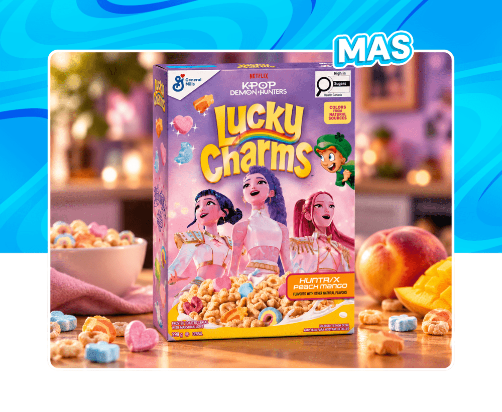 Lucky Charms KPop Demon Hunters Peach Mango : découvre l’édition HUNTR/X