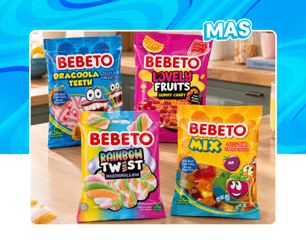 Nouveaux bonbons Bebeto : 4 paquets à découvrir