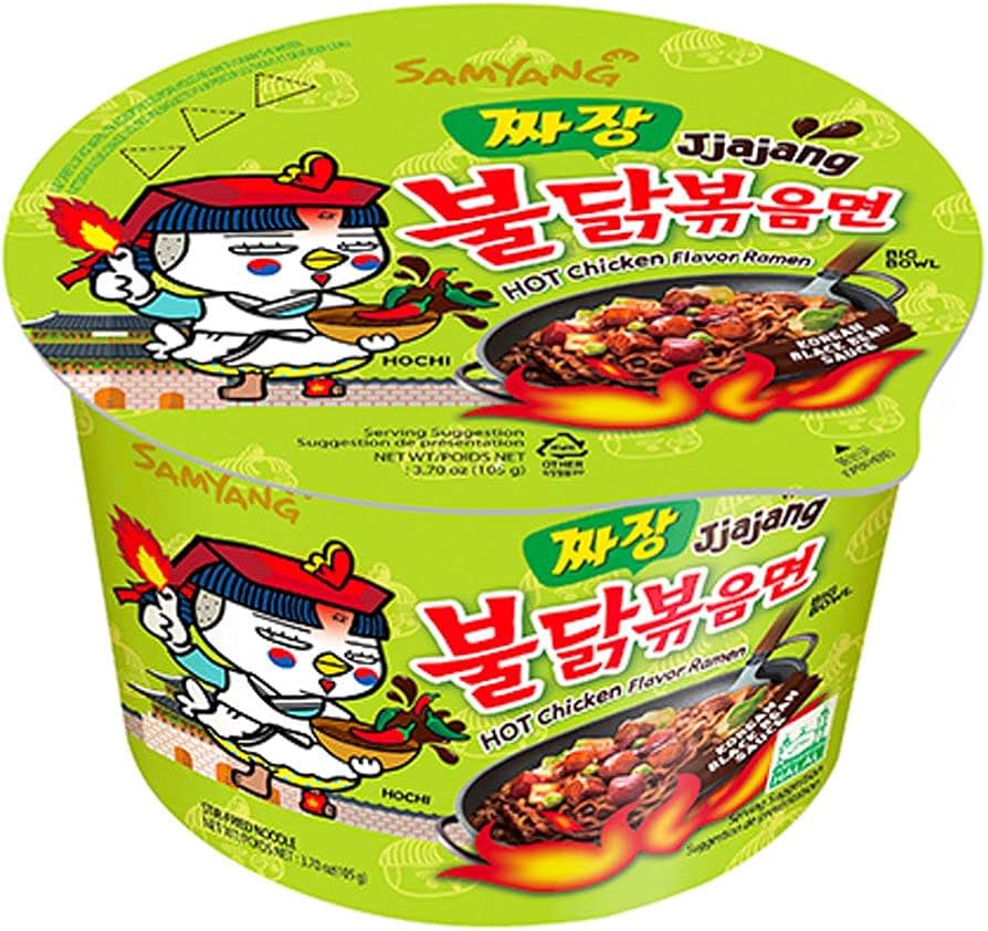 Samyang Ramen Ciotola Gusto Pollo Piccante Jjajang