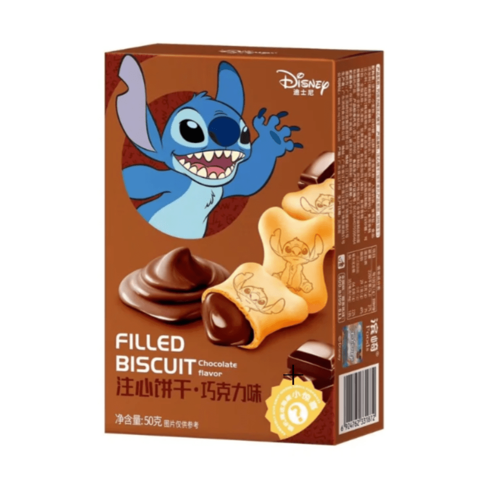 Biscotto ripieno Binqi Disney Stitch al gusto cioccolato