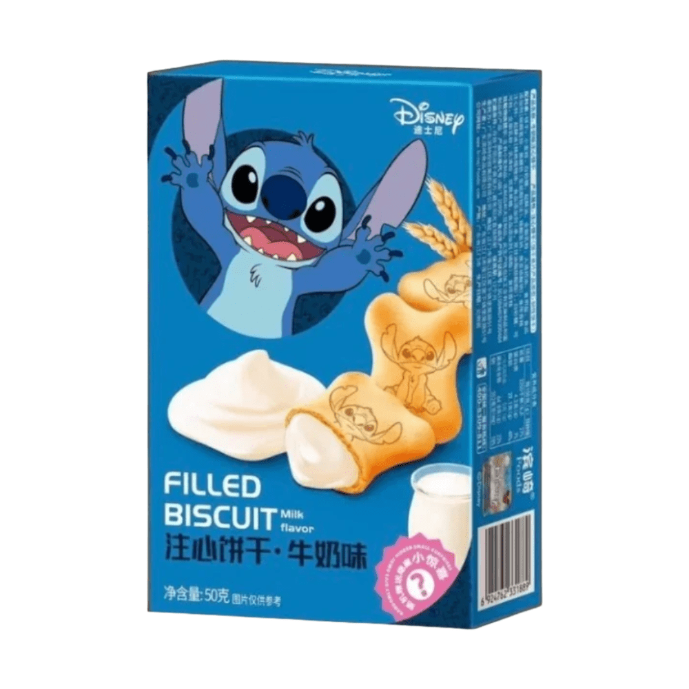 Biscotto ripieno Binqi Disney Stitch al gusto di latte