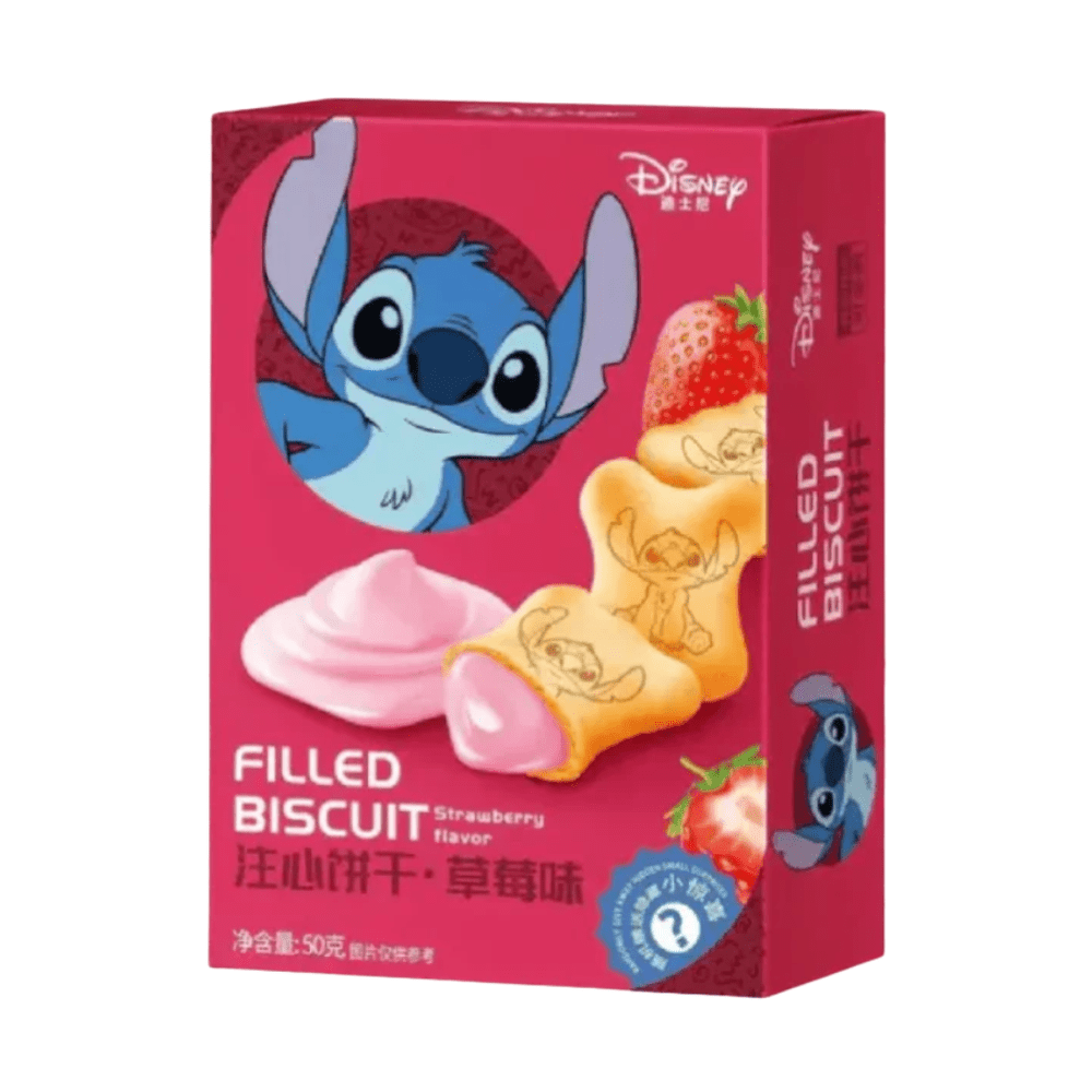 Biscotto ripieno Binqi Disney Stitch al gusto fragola