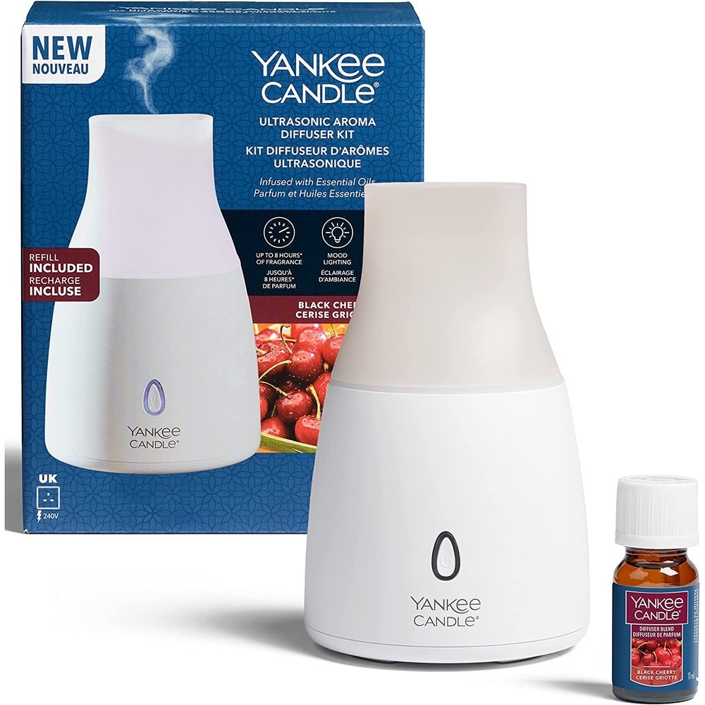 Yankee Candle Ultrasonic Diffuser Kit Black Cherry