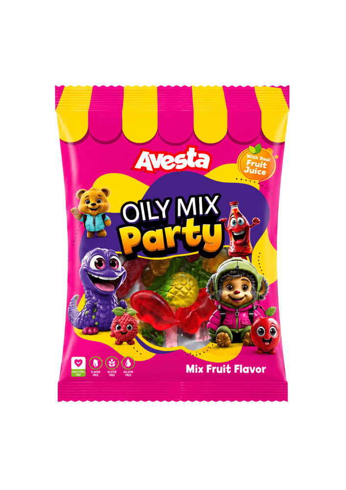 Avesta Oily Mix Party Gummy Sapore di Frutta