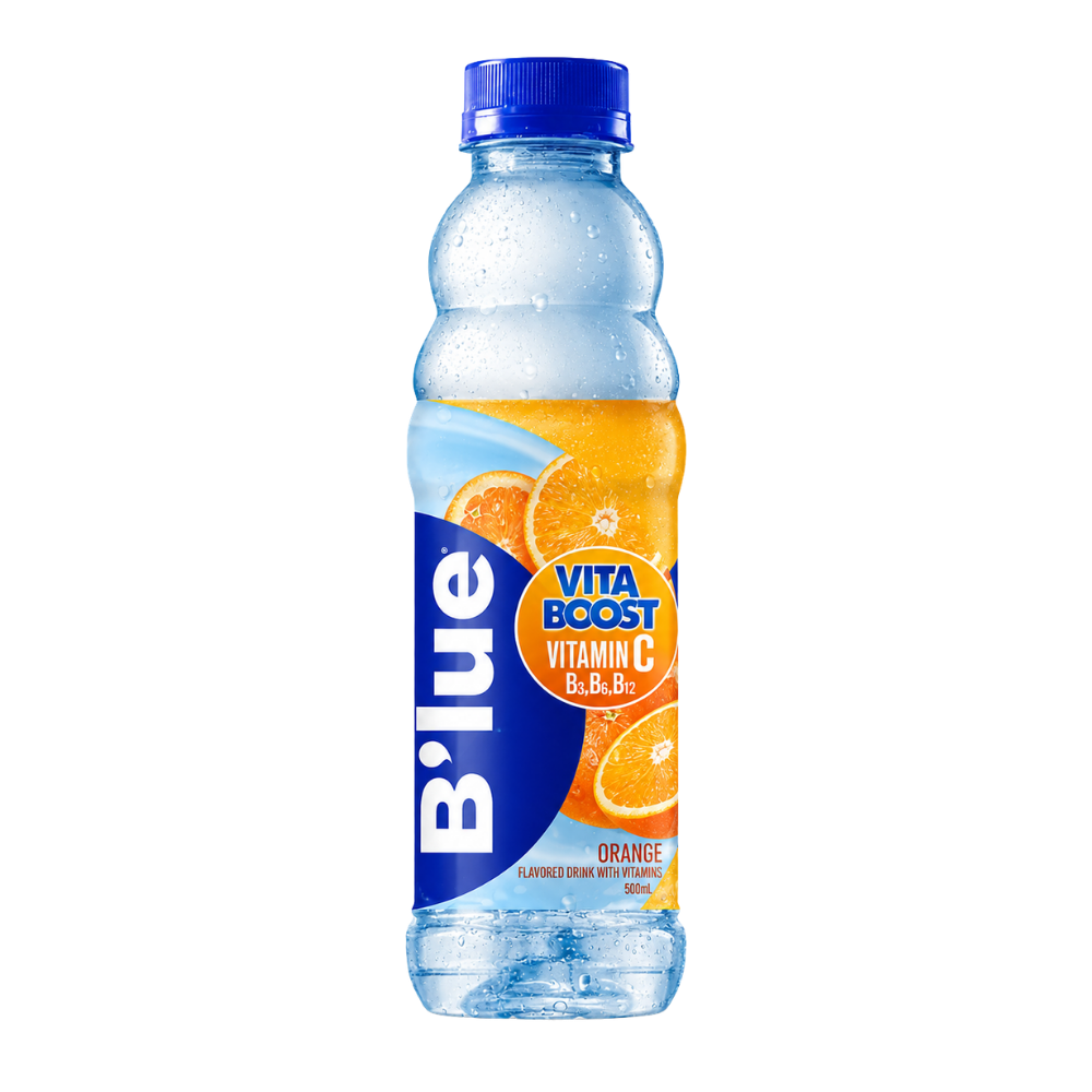 Bevanda vitaminica B'lue all'arancia