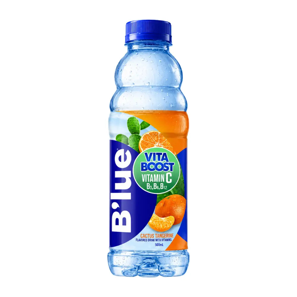 Bevanda vitaminica B'lue al cactus e mandarino