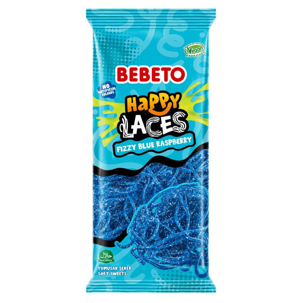 Bebeto Happy Laces Lampone Blu Frizzante