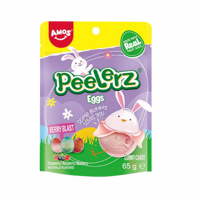 Candy Amos Peelerz Gummy Eggs Easter - My American Shop