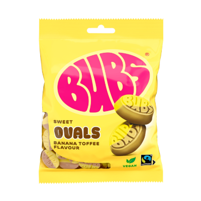 Bubs Godis Goody Sweet Ovals Banana - My American Shop