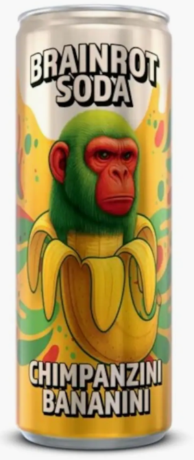 Brainrot Soda Chimpanzini Bananini - My American Shop