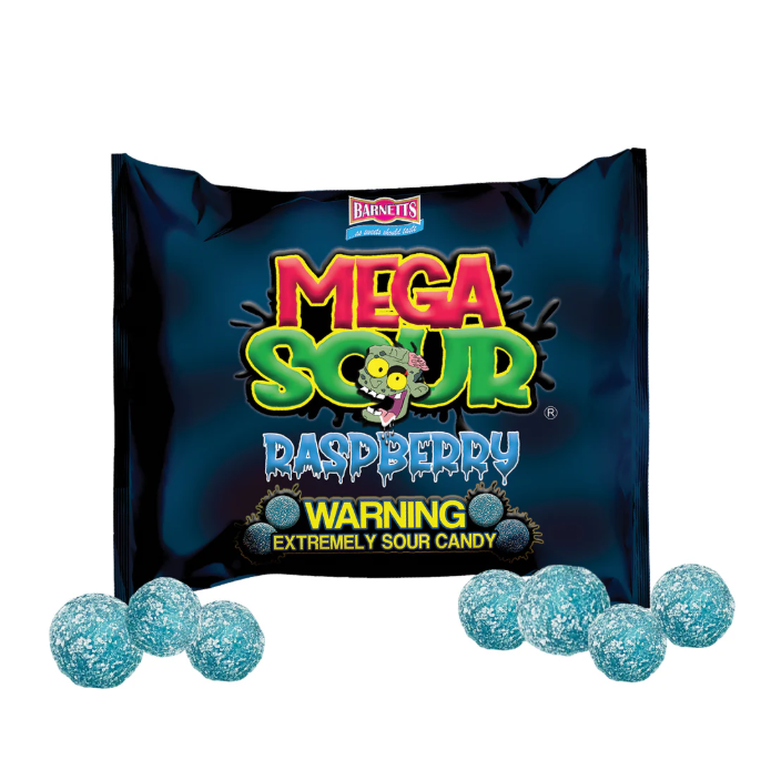 Barnetts Mega Sour Raspberry - My American Shop