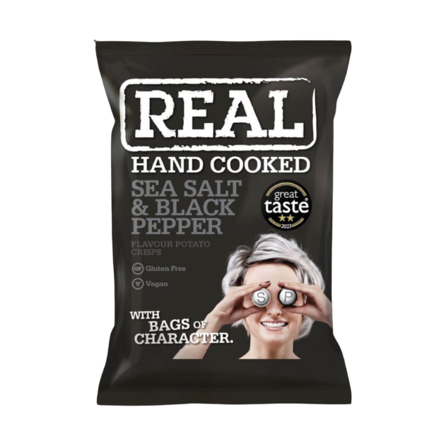 Real Crisp Piccole Sale Marino e Pepe Nero