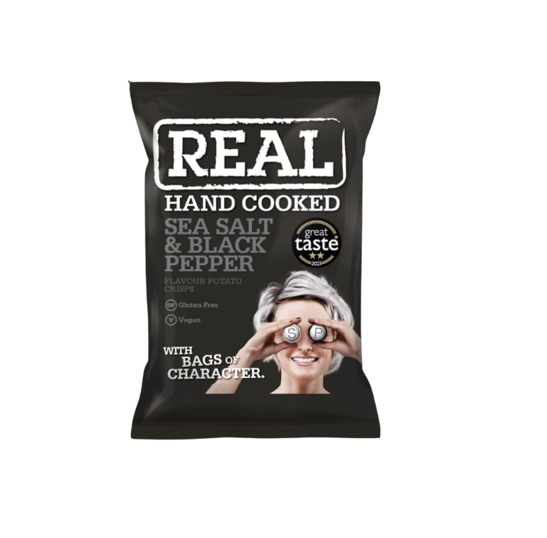 Real Crisp Sea Salt & Black Pepper Small - My American Shop