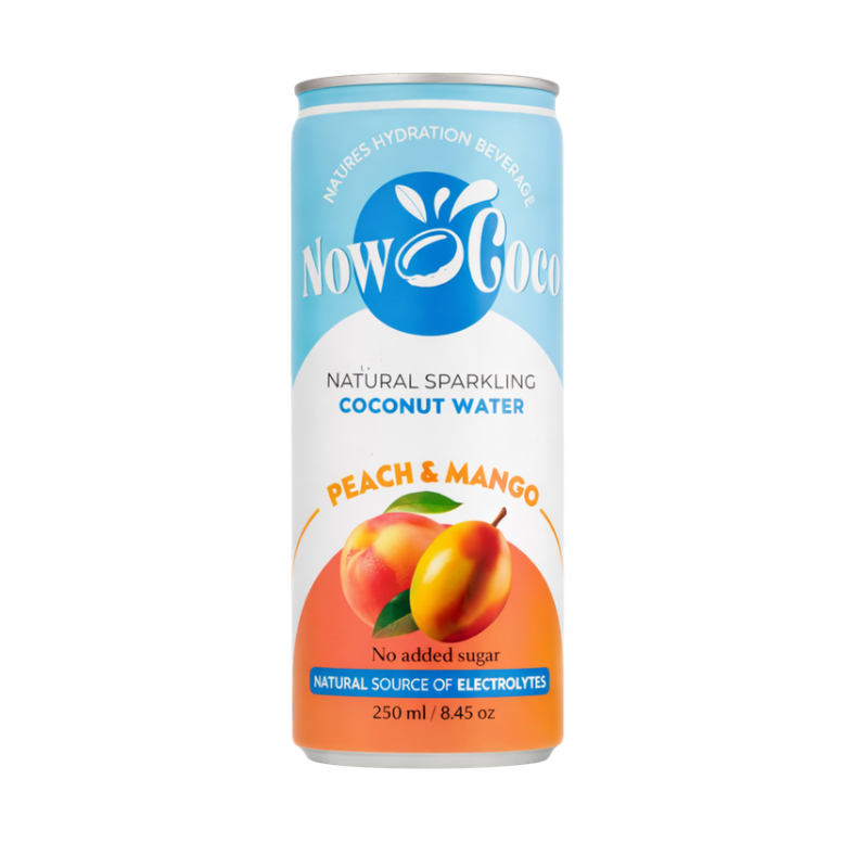 Now Coco Acqua di Cocco Frizzante Pesca & Mango
