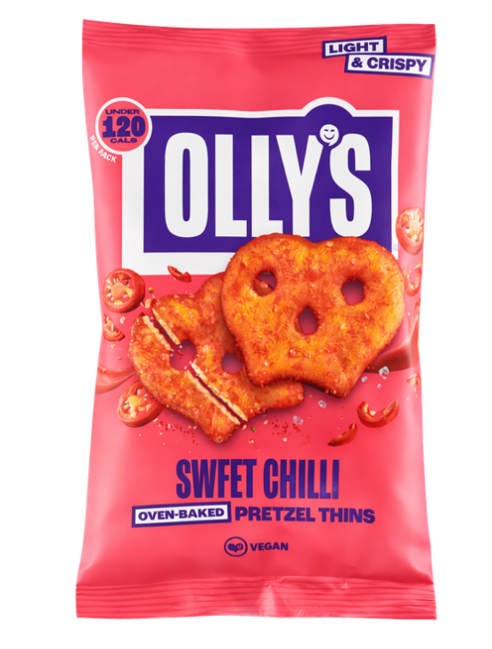 Olly's Pretzel Thins Sweet Chilli - My American Shop