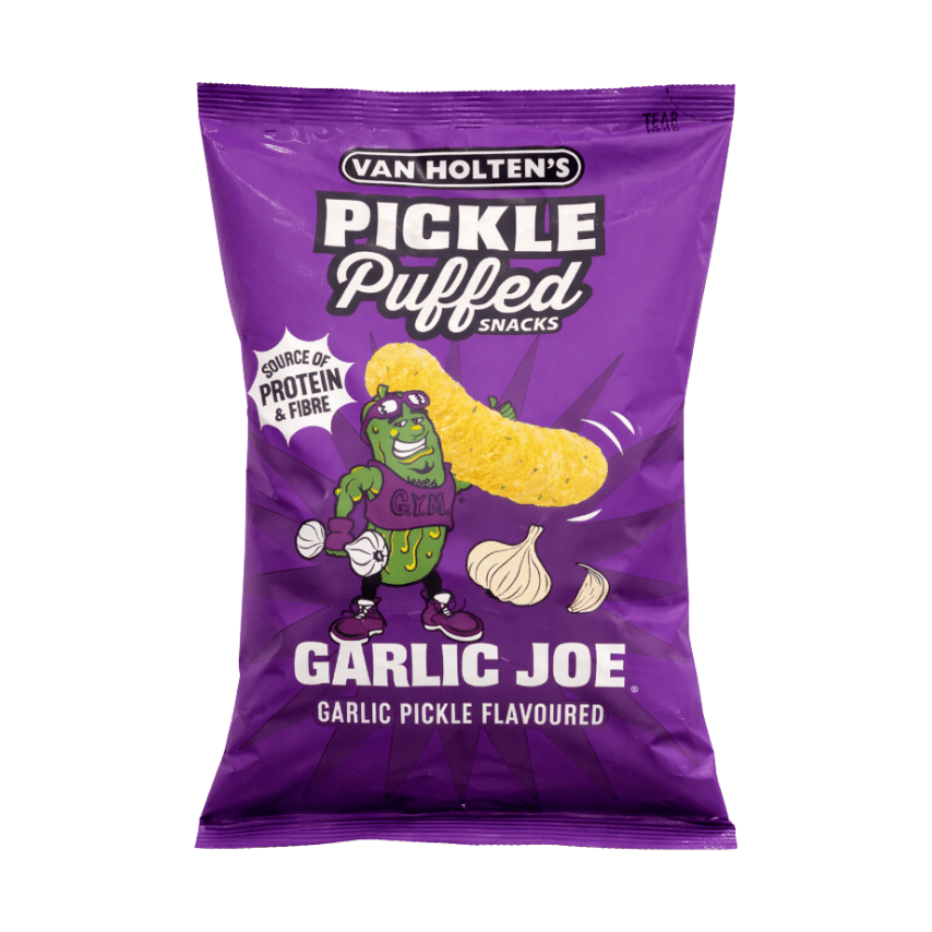 Van Holten's Snack Soffiati al Cetriolo Aglio Joe