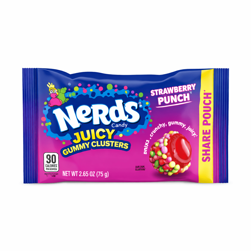 Nerds Strawberry Punch Juiced Gummy Clusters Fragola