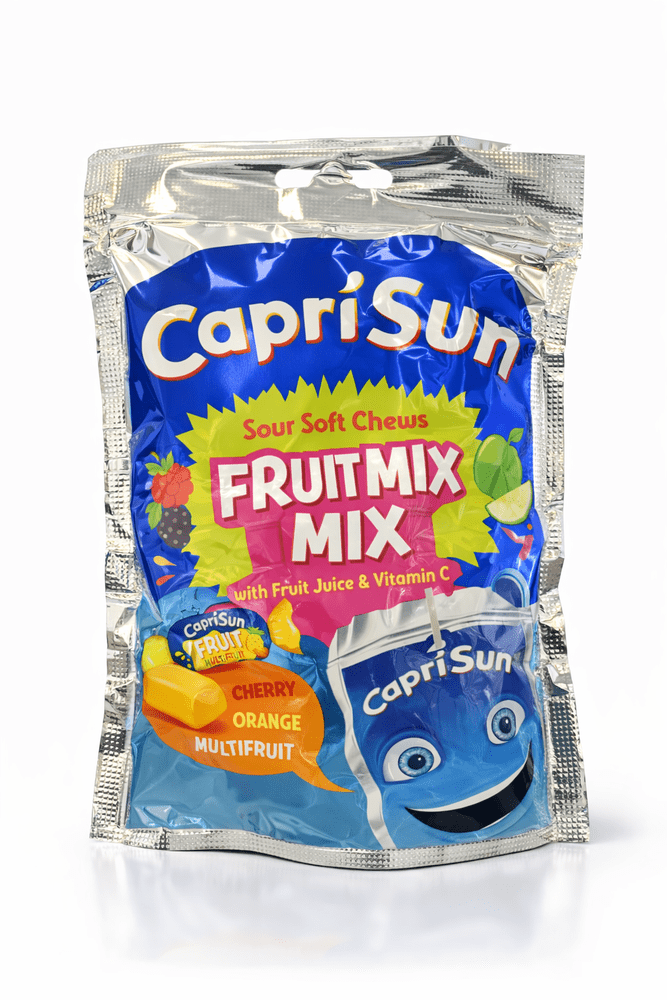 Capri Sun Caramelle Morbide Aspro Mix di Frutta Ciliegia Arancia e Multifrutta