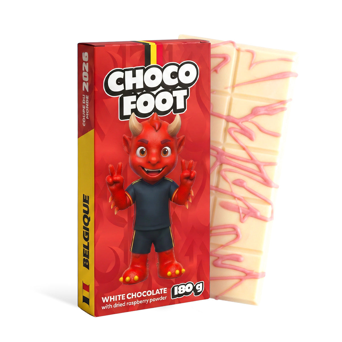 Cioccolato al lampone Choco Foot Belgium