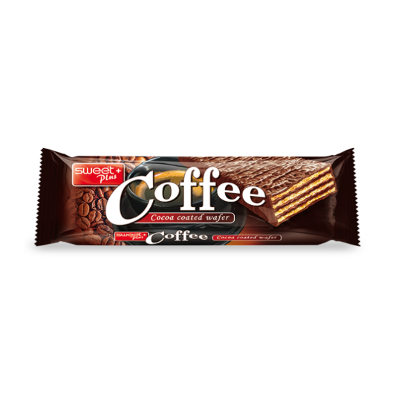 Sweet Plus Wafer Ricoperto al Caffè e Cacao