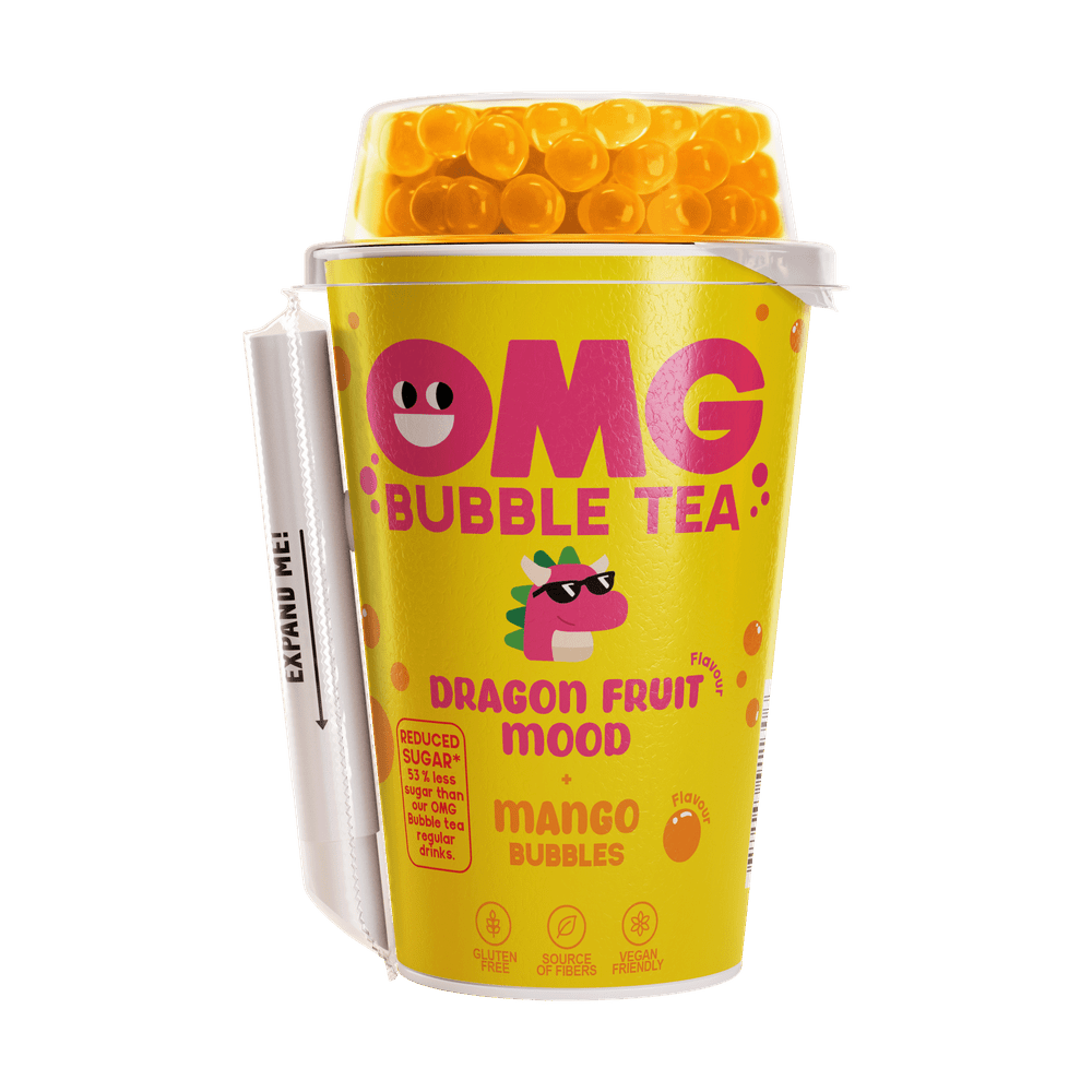 OMG Bubble Tea Frutto del Drago Mango